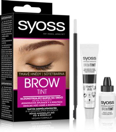 Syoss Brow Tint Farbka Do Brwi Opinie Notino Pl