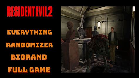 Live Resident Evil I Biorand Everything Randomizer Youtube