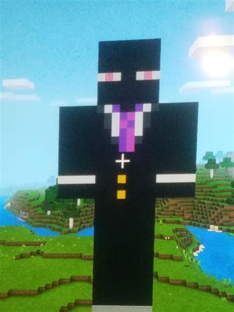 I Made An Enderman In A Suit R Minecraft