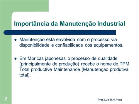 Curso Tecnologia em Fabricação Mecânica Disciplina Manutenção