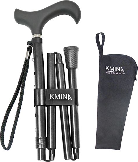 Kmina Pro Folding Walking Canes For Seniors Aluminum Walking Cane