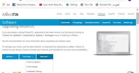 Update Dan Upgrade Routeros Pada Routerboard Mikrotik