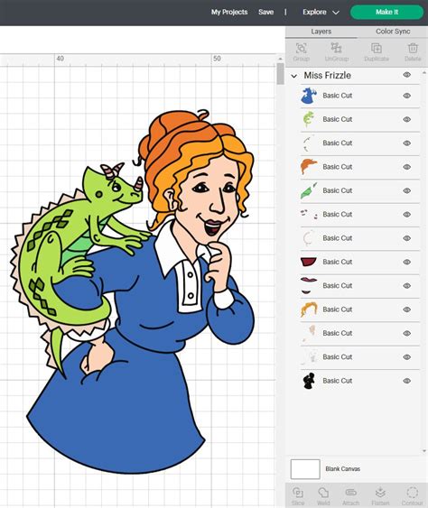 Ms Frizzle Layered Svg Png Jpeg Sublimation Cricut Etsy Finland