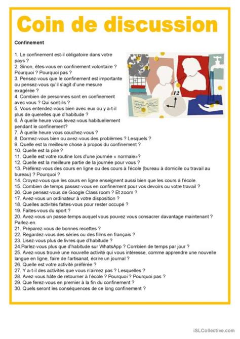 Discussion Fran Ais Fle Fiches Pedagogiques Pdf Doc