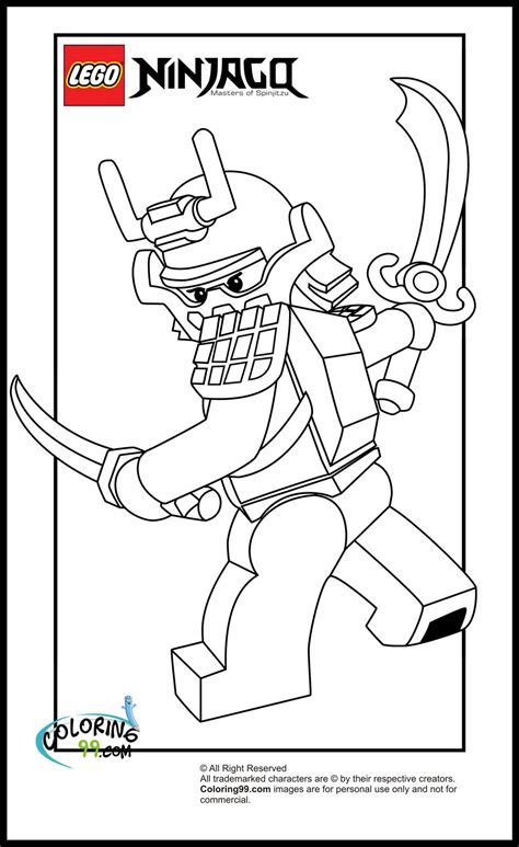 Coloriage Ninjago Dessins Anim S Dessin Colorier