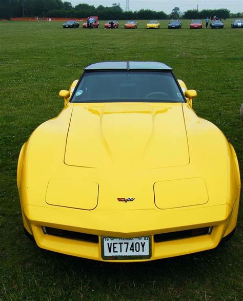 Yellow Car Yellow Corvette Classic Cars Old Classic Cars