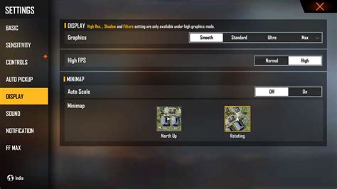 Best Free Fire Max Settings For One Tap Headshots