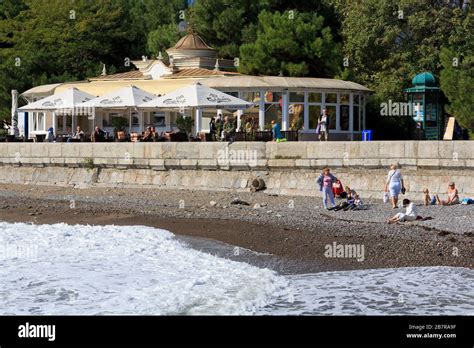 Seafront In Yalta Crimea Ukraine Eeastern Europe Stock Photo Alamy