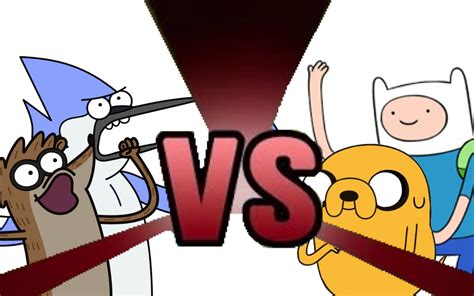 Mordecai And Rigby Vs Finn And Jake Clip Art Library