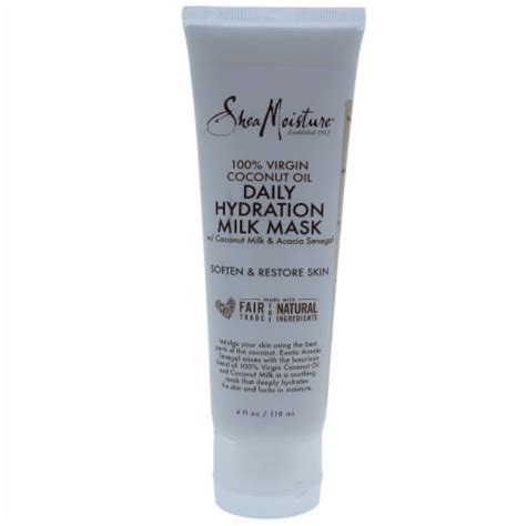 Shea Moisture 100 Virgin Coconut Oil Daily Hydration Milk Mask 4 Oz 4