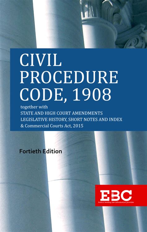 Civil Procedure Code 1908 With State And High Court Amendments