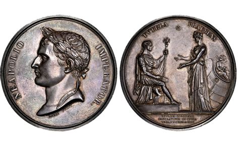 France First Empire Napoleon Bonaparte 1804 1814 Silver Medal