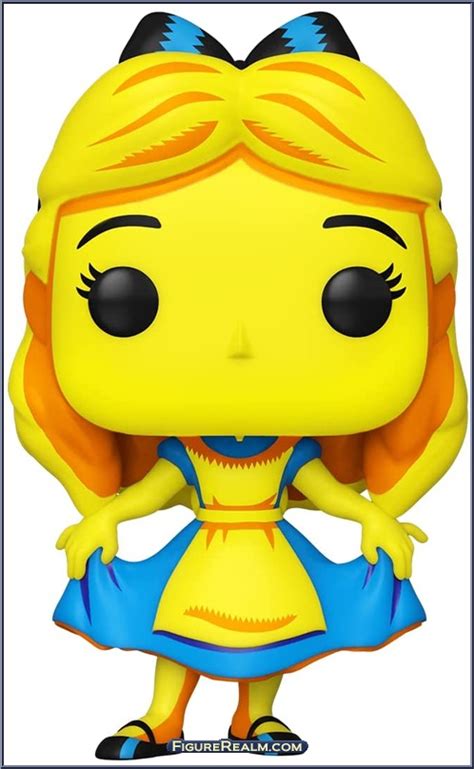 Alice Curtsying Black Light Alice In Wonderland Pop Vinyl