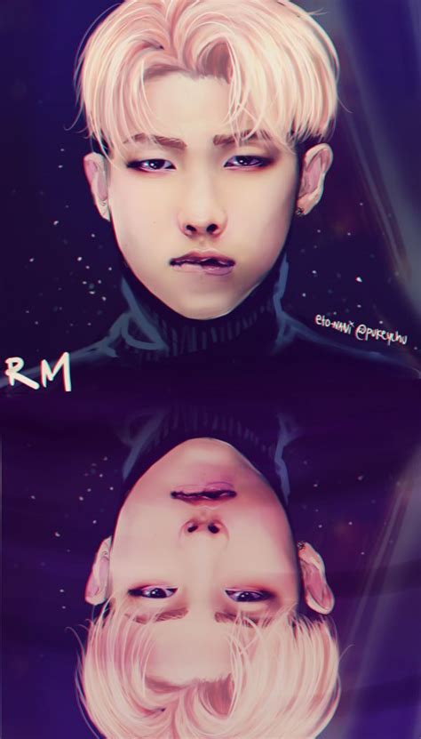 Run By Eto Nani On DeviantArt Bts Fanart Rap Monster Fan Art