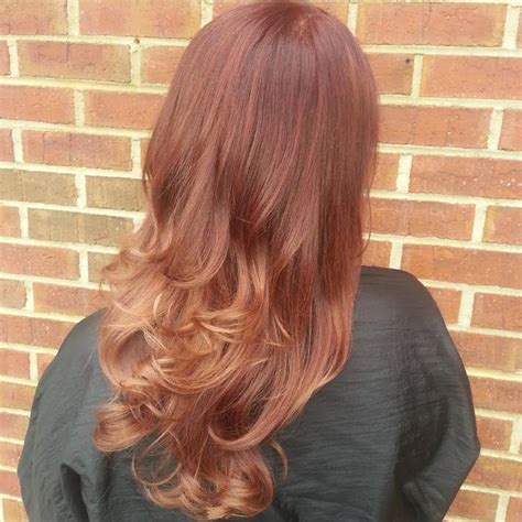 Soft Auburn Ombre By Melissa M Auburn Balayage Stylish Hair Rogue Hair