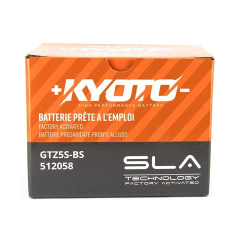 BATTERIE MOTO KYOTO SLA YTZ5S BS 12V 4AH 55A Batteries Motos