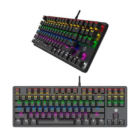 Teclado Gamer Hp Gk Black Mec Nico Rgb Espa Ol Playcenter