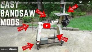 Homemade Horizontal Bandsaw Modifications Homemadetools Net