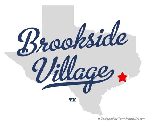 Map of Brookside Village, TX, Texas