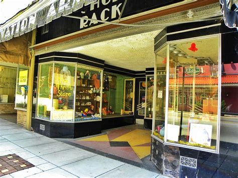 The Shoe Rack Sharon Pa Vintage Store Front Vitrolite Terrazzo