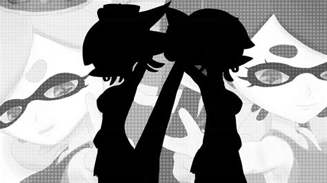 Sporty Squid Sisters Silhouette Variation By Minyboy5 On Deviantart