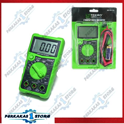 Jual Tekiro Multimeter Digital Multitester Avo Meter Ms Dm Compact