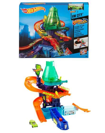 Pista Hot Wheels Color Splash Esta O Cient Fica Mattel Fun Pistas Magazine Luiza