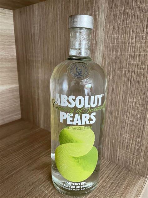 Absolut Vodka Pears Food Drinks Beverages On Carousell