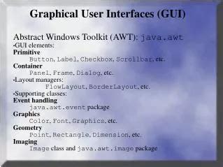 PPT Introduction To Matlabs Graphical User Interface GUI