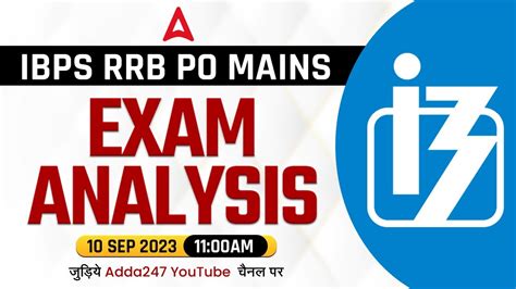 IBPS RRB PO MAINS EXAM ANALYSIS 10TH SEPTEMBER 2023 YouTube