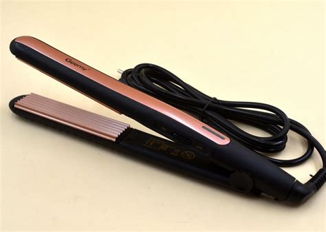 Плойка для создания гофре Geemy GM-2955 с турмалиновым покрытием Черный ...