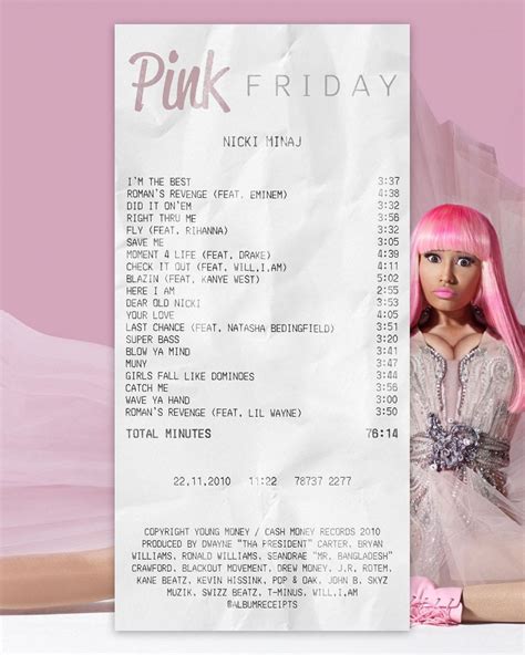 Nicki Minaj Tour Setlist Minni Nancie