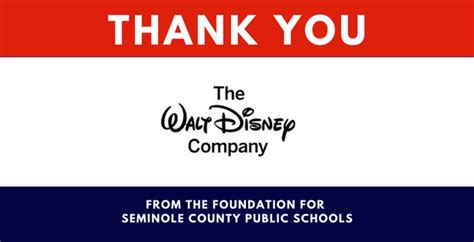 Walt Disney Company Supports Foundation Programs With $25,000 Grant The Foundation for Seminole ...