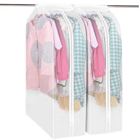 Large Peva Translucent Clothing Dustproof Cover Wardrobe Hanging