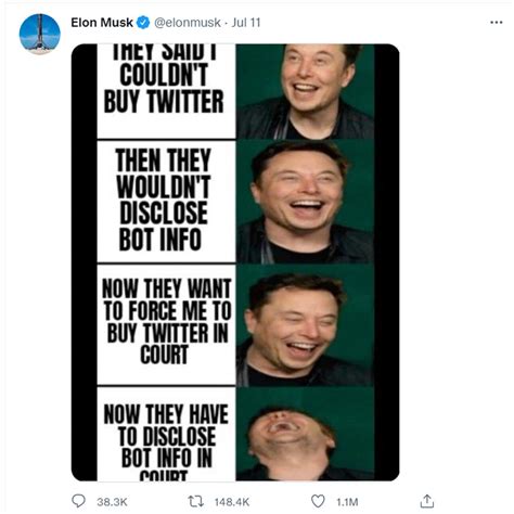 Twitter Sues Elon Musk For Breaching 44 Bn Deal Reacts With A Meme