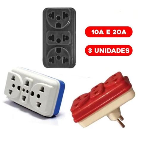 Adaptador Tomada Multiuso Plug Eletrico 10a 20a Bob Esponja Casas Bahia