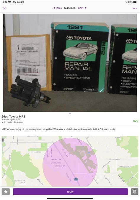 Repair Manual - saw this add on my local Craigslist. Location = San