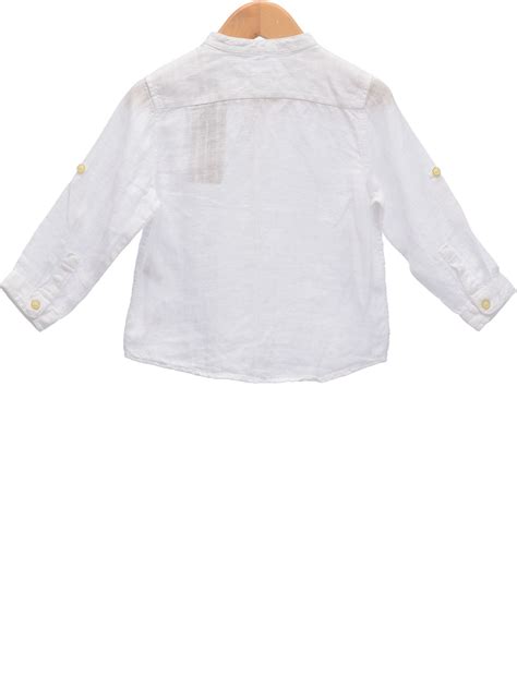 Zara Kids Camisa Branca Transparência TROC