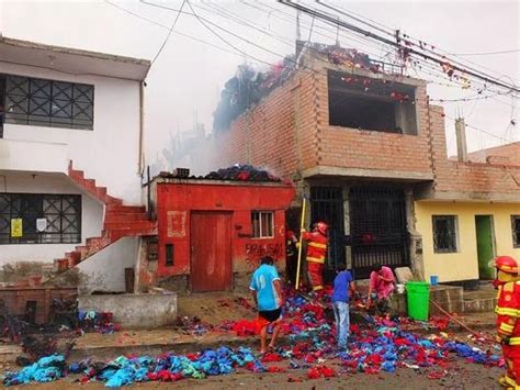 NOTICIAS DE LIMA NORTE Comas Incendio en fábrica clandestina de