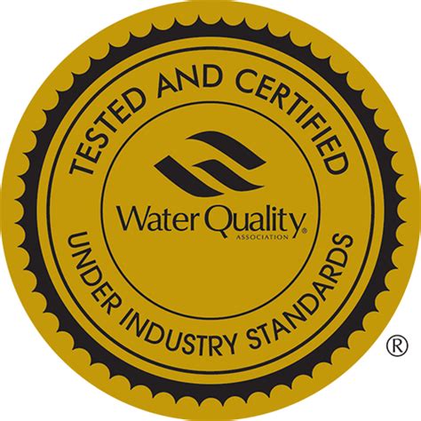 Product Certification Water Quality Association