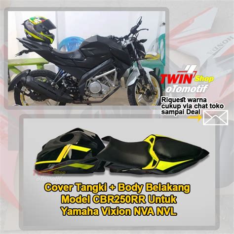 Jual Cover Tangki Dan Body Belakang Model CBR250RR Untuk Yamaha Vixion