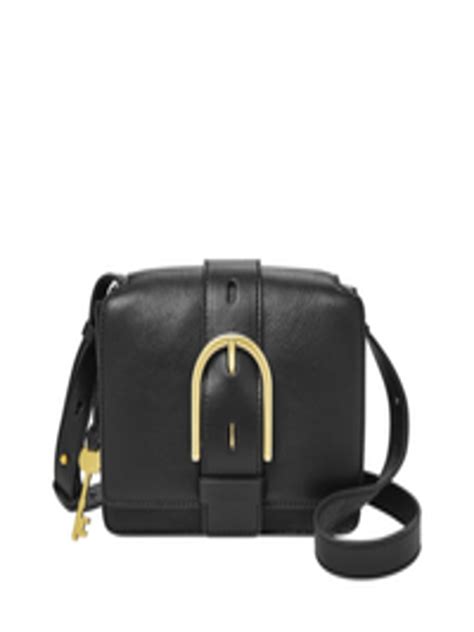 Buy Fossil Black Solid Sling Bag Handbags For Women 14368780 Myntra