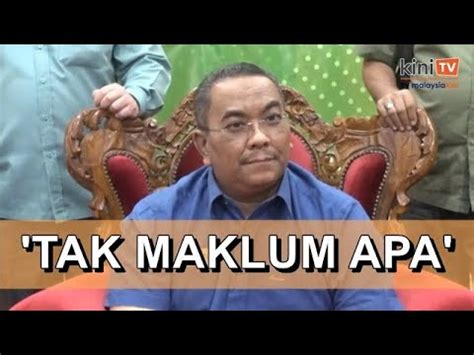 Saya Tak Tau Berkenaan Apa Sanusi Sahkan Pegawai Kanannya Ditahan