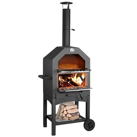 [Flash Sale]Outdoor Barbecue Grill Stainless Steel Pizza Oven BBQ Stove ...