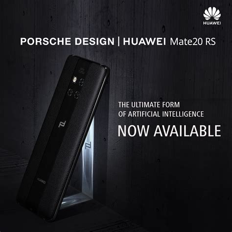 Huawei S Limited Edition Porsche Design Mate 20 Arrives In The