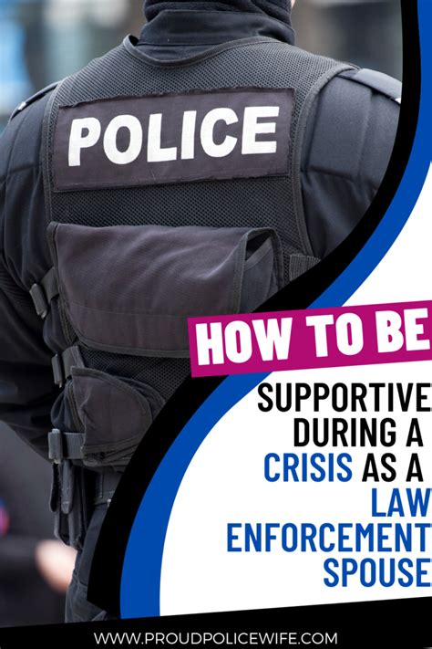 How To Be Supportive During A Crisis As A Law Enforcement Spouse