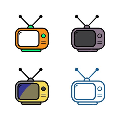 Premium Vector Illustration Vector Graphic Of Television Old