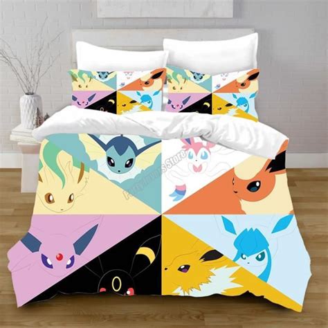 KFHD 715 Parure De Lit Pokemon Pikachu Housse De Couette En Fibre