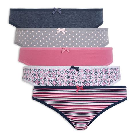 5 Pack Hipster Bikini Panties 3084733 Truworths