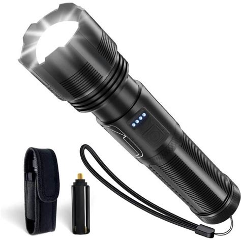 Led Lampe Torche 5000 Lumens 4H Max Luminosité Lampe Poche